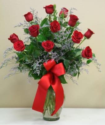 "Classic Red Roses" Custom flowers by your local Riverside florists - Willow Branch Florist http://www.floristofriverside.com/