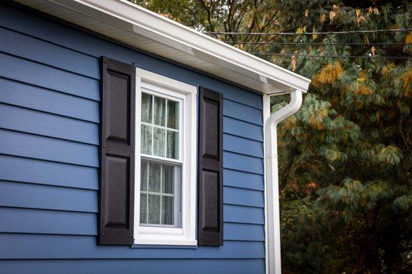 Double Hung Window with Full Colonial Grids