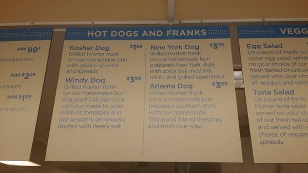 Hot Dogs and Franks