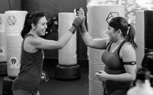 Our dynamic cardio kickboxing sessions are more than just a workout--they're a journey towards self-improvement...