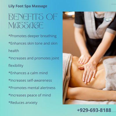 Lily Foot Spa Massage
 231 E 5th St, New York, NY 10003
 Call us at 929-693-8188