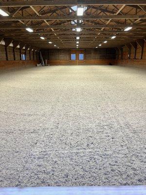 Our indoor arena with GGT footing.