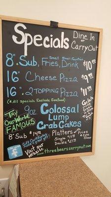 Daily Specials