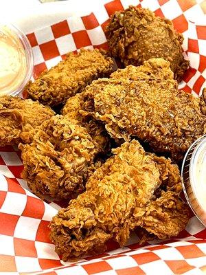 Soy garlic chicken wings