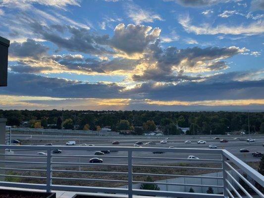 Smaller rooftop deck