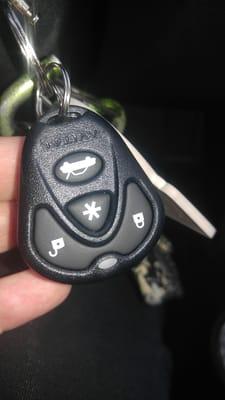 My new much happier car remote! :)