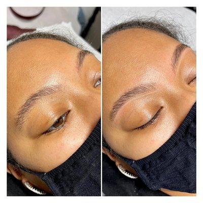 Brow Wax-Before + After