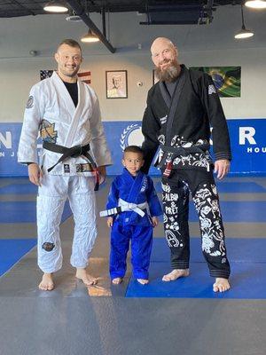 Judah Maccabee (4yo) @ Renzo Gracie HQ - getting 3rd stripe. (October 10th, 2022)