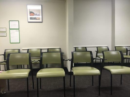 The waiting room.