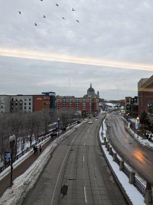 View from the skywalk