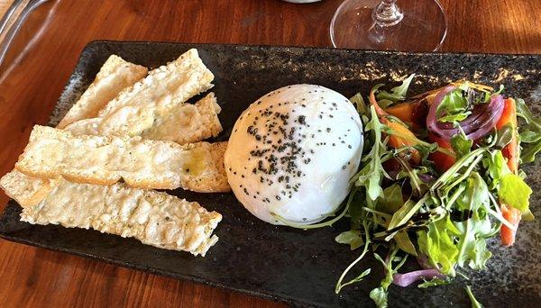 Burrata - I prefer conventional bread, but otherwise this is awesome!!