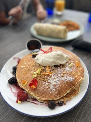 Mixed Berry Pancakes