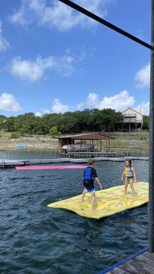 Lily pad to play on after kayaking!