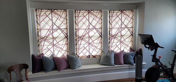 Custom Roman Shades allow you to explore your inner decorator!