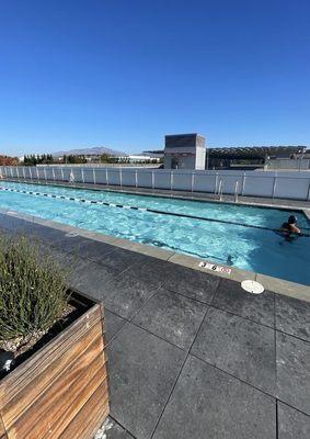 Rooftop pool