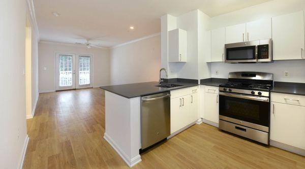 Kitchen and Living Room