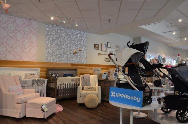 Select your stroller brands include Uppababy, Nuna, BOB, Bugaboo, and many more. We offer product demos on all our strollers.