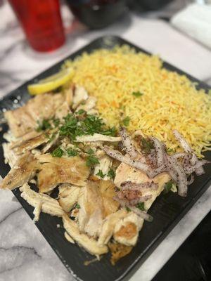 21. Chicken Shawarma Plate