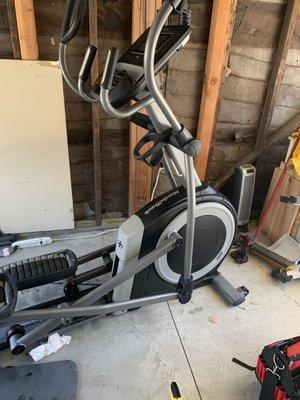 NordicTrack Commercial 9.9 Elliptical Maintenance!