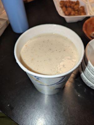 New England Clam Chowder (Qt) $9.99