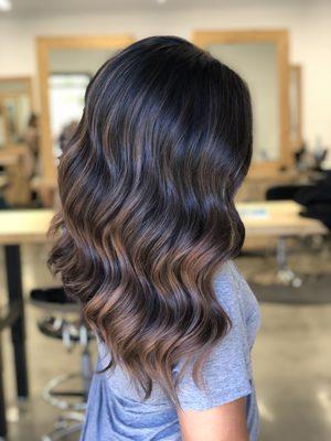 Half-Head Balayage