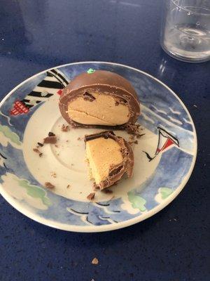 Peanut butter Easter egg, so good!