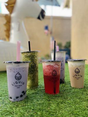 Taro Boba Milk Tea LTB signature Matcha  Cheese foam caramel milk tea Cheese foam Strawberry