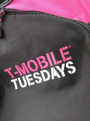 Over the Shoulder pack! #yelpcincy #t-mobile  #t-mobiletuesdays