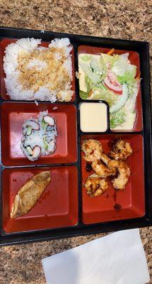 Shrimp Bento Box Lunch