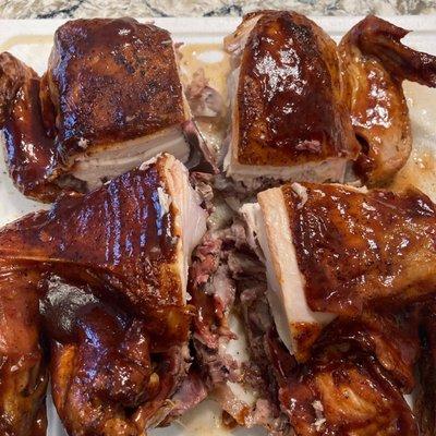 Smoked Barbecue chicken