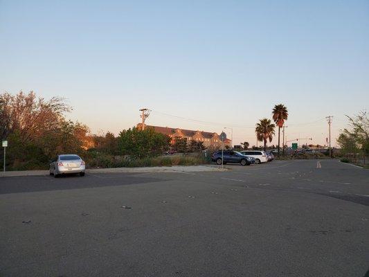 View of parking lot