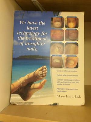 Laser treatment Available