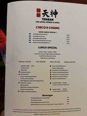 Menu 10/14/24