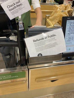 Update about any refunds at Publix during the pandemic