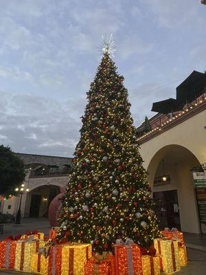 Gifts under the Plaza Mexico Christmas Tree