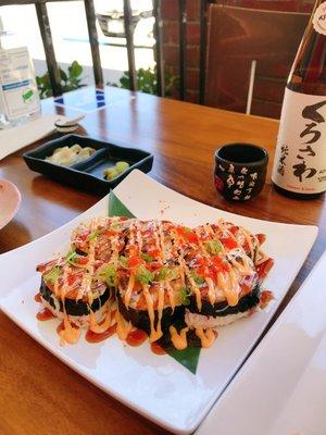 Volcano Roll - riceless ~ I think it's perfect for keto