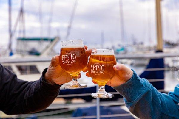 Beers (and boats) with friends