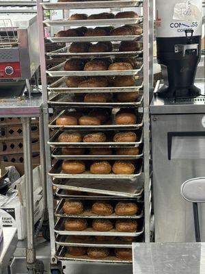 Bagels made fresh