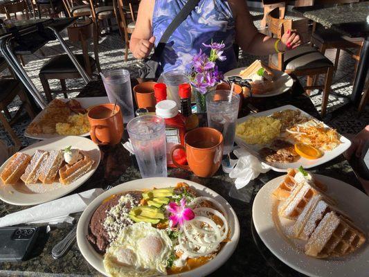 Delicious chilaquiles and the rooster plate with a price you can't beat!