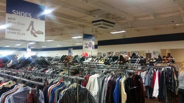 Clothing/Shoes/Furniture Departments