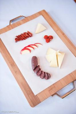 Simple and elegant charcuterie