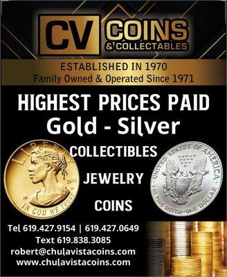 CV Coins & Collectables