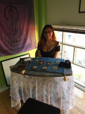 Tarot readings at our pop up event during Chinatown Summer Nights