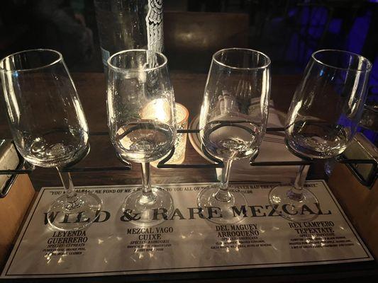 Mezcal Flight