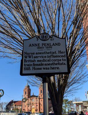 Anne Penland Historical Marker, Asheville, NC