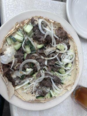 The Sultan's Shawarma Pitza