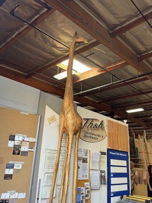 Wooden Giraffe