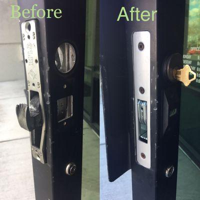 Business locks change,