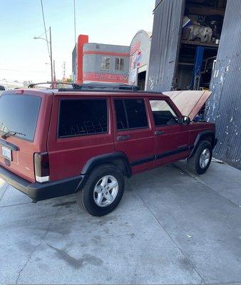 My Jeep the day it was left haven't seen it since.