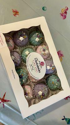 2 dozen cake balls - cookies & cream and birthday cake flavors